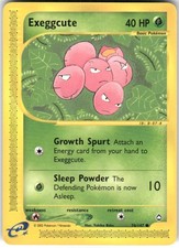 Exeggcute 76/147 Common Aquapolis Pokemon Moderately Played on eBay