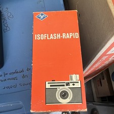 Agfa Isoflash-Rapid 35mm Point  Shoot Camera Fixed Focus Built-In Flash
