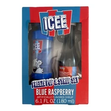 Fizz Creations ICEE Make Your Own Freeze Pop and Syrup New In Box Blue Raspberry