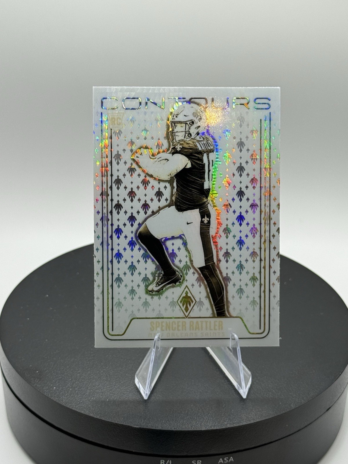 2024 Panini Phoenix - Contours Spencer Rattler #CON-SRR,  Hyper (RC), Saints