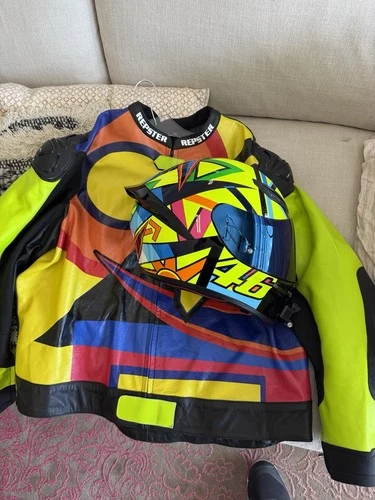 Agv Rossi Helmet And Sport Bike Jacket - product listing photo