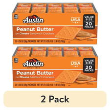 (2 PK)Austin Peanut Butter on Cheese Sandwich...