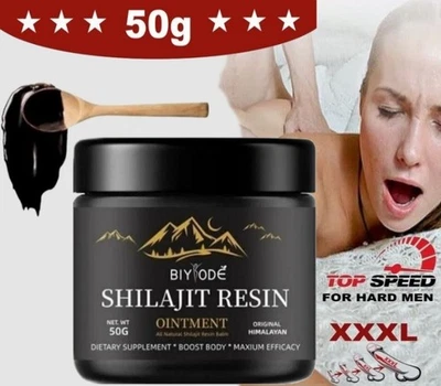 BIYODE Himalaya Shilajit Resin Harz- 50 g - Liebes Lust Booster- Aphrodisiakum