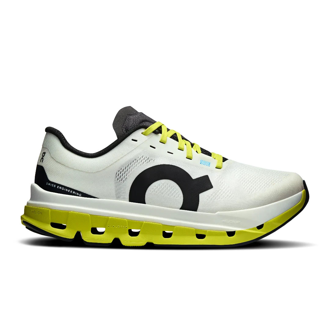 On Running UK 5 Cloudflow 5 Women's White/ Lime Trainers 3WF10092929 New