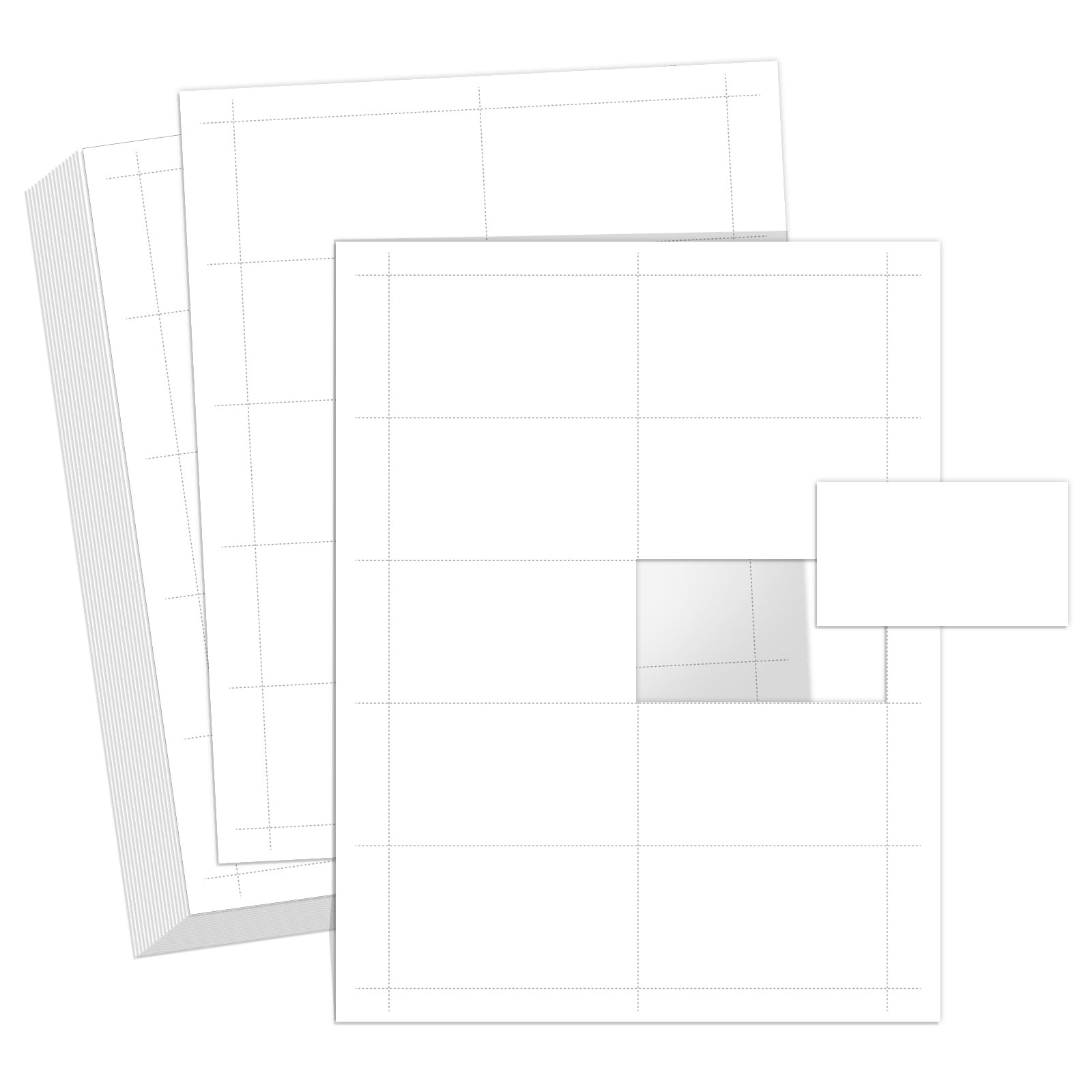 300 PCS Printable Business Card Thick Business Cards, 3.5