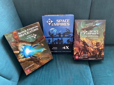 Space Empires 4x + Close Encounters + Replicators + Token Trays