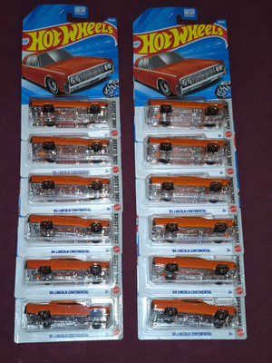 2026 HOT WHEELS G CASE COOL CLASSICS 1964 LINCOLN CONTINENTAL -LOT OF 10 VHTF