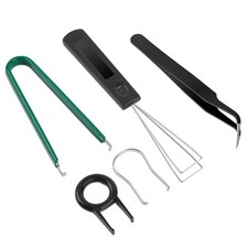 5 Pcs Keyboard Cleaning Tools - Switch Puller Set, Stainless Steel Keycap Remove