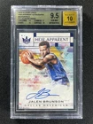 2018-19 Court Kings Jalen Brunson Heir Apparent Sapphire Auto RC /25 BGS 9.5/10
