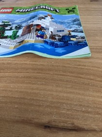 Lego Minecraft 21120 The Snow Hideout Instruction Manual Only