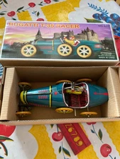 Bugatti T-35 Racer Tin Toy Car Collectible NIB