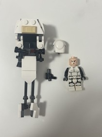 Lego Star Wars Scout Trooper W/ Speeder Bike ALL PIECES INCLUDED!