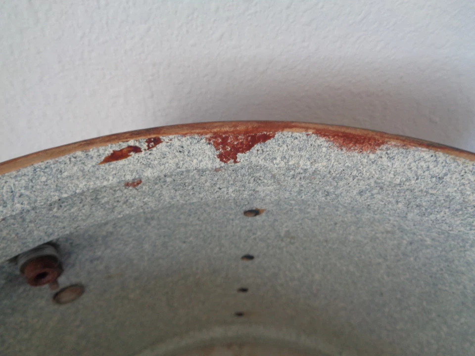 1970s VINTAGE  LUDWIG 13"x 9"d RACK TOM  DRUM MAPLE SHELL 3 PLY w/RE RINGS USA - Image 4 of 4