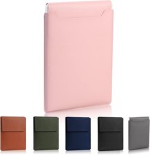 13.3-14" Laptop Sleeve Padded Laptop Case Thin Portable Versatile Light Pink