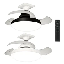 Ceiling Fan With Remote Retractable LED Ceiling Fan With Lights Remote