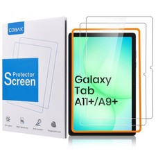 2-Pack Tempered Glass Screen Protector for Samsung Galaxy Tab A11 A9 11in 9H
