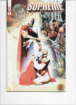 SUPREME THE RETURN # 1(AWESOME 1999)ALAN MOORE-LIMITED VARIANT-NUMBERED-VF+