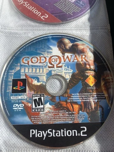God Of War *Disc ONLY* NO Case Sony Playstation 2 PS2 Free Shipping