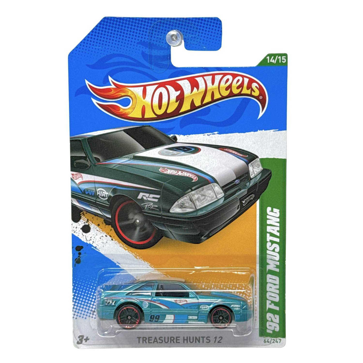 Hot Wheels Treasure Hunts '12 1992 Ford Mustang 1:64 Diecast