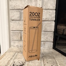 PYD Life Stainless Steel Sublimation Tumbler W/ Straw 20oz Never Used