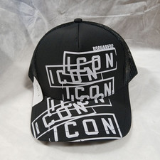 Cappello da baseball nero Dsquared2 Icon