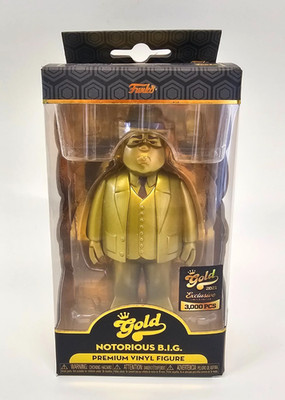 Funko Pop Notorious B.I.G. Premium Vinyl Figur Gold Metallic Web Exclusive