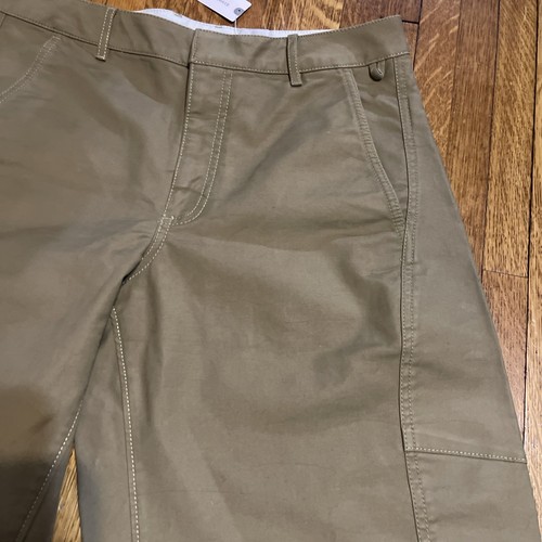 Pantalones chinos recortados curvos Anthropologie Maeve barril bronce nuevos con etiquetas $148 EE. UU. 6 - Imagen 3 de 12
