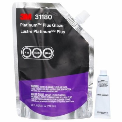 3M 31180 Platinum Plus Glaze, Finishing Glaze, 30 fl oz