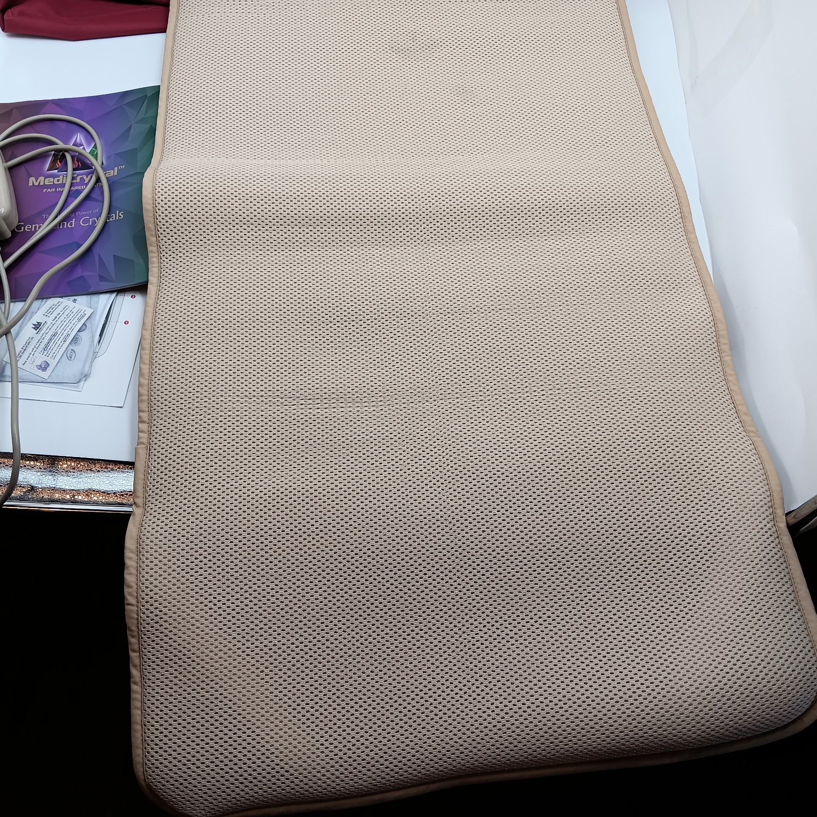 Amethyst MediCrystal® Far Infrared Mat - Midsize 60x150 cm 59”L x 24" in w/ mesh
