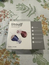 Litoulf Hearing Aid 2.0 (Model JH-A260) OTC | Dual In-Ear Rechargeable Pair