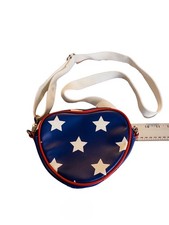 American Flag Purse With Cross Body Strap