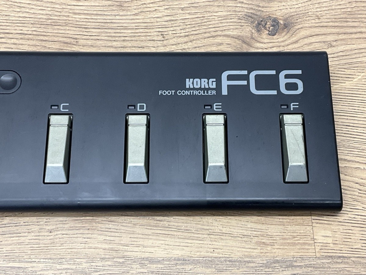 KORG FC6 FOOT CONTROLLER PEDAL BOARD - Powers Up - BUT NO