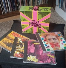THE SEX PISTOLS BACK AND THERE AGAIN 4 CD SET Promo Punched