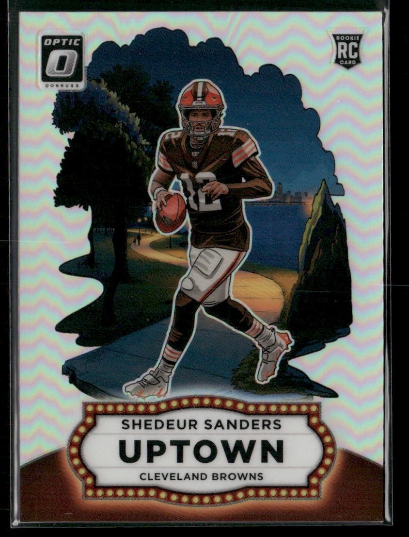 2025 Panini Donruss Optic Shedeur Sanders Uptown Case Hit SSP Rookie #18