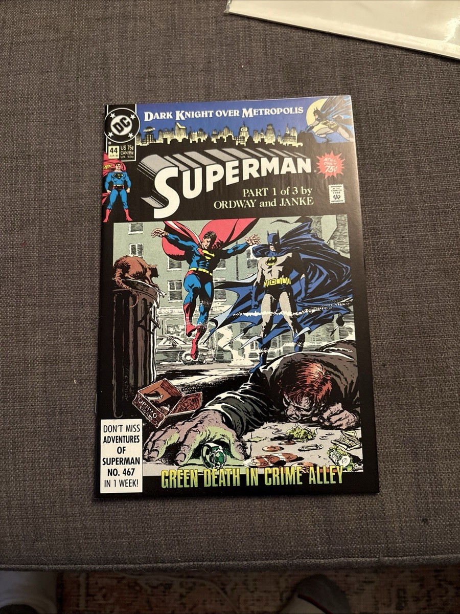 洋書 Superman #44 Dark Knight Over Metropolis Superman #44 Dark Knight over Metropolis (1990 DC Comics) Mint | eBay