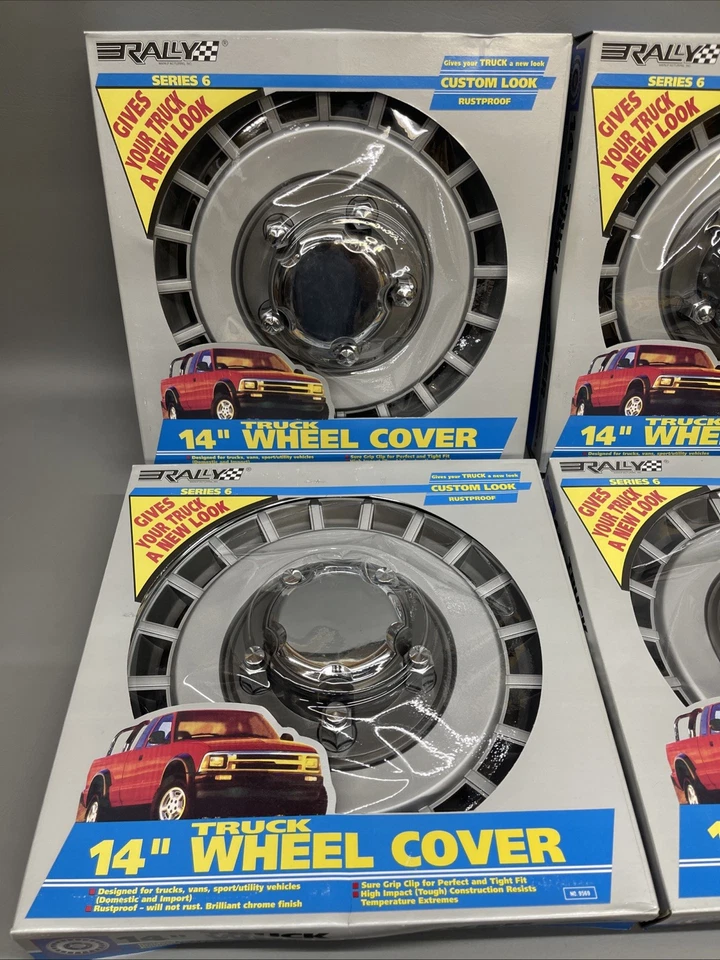 Juego de tapas de cubo de repuesto de 14 pulgadas para Ford Truck F100 F150 Bronco Foto 2 de 4