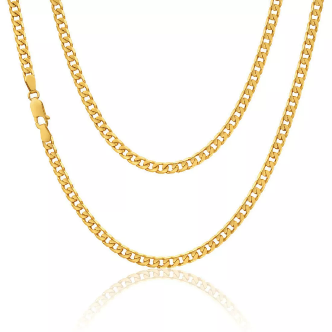 60cm solid gold chain outlet