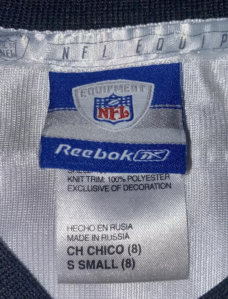 CAMISETA CAROLINA PANTHERS #17 JAKE DELHOMME REEBOK ONFIELD NFL NIÑOS Pequeña 8 Foto 3 de 4