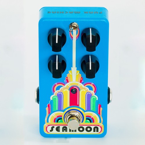 Seamoon FX Funk Machine Envelope Filter w Sub-Harmonic Bass Guitar Effects Pedal - Picture 2 of 4