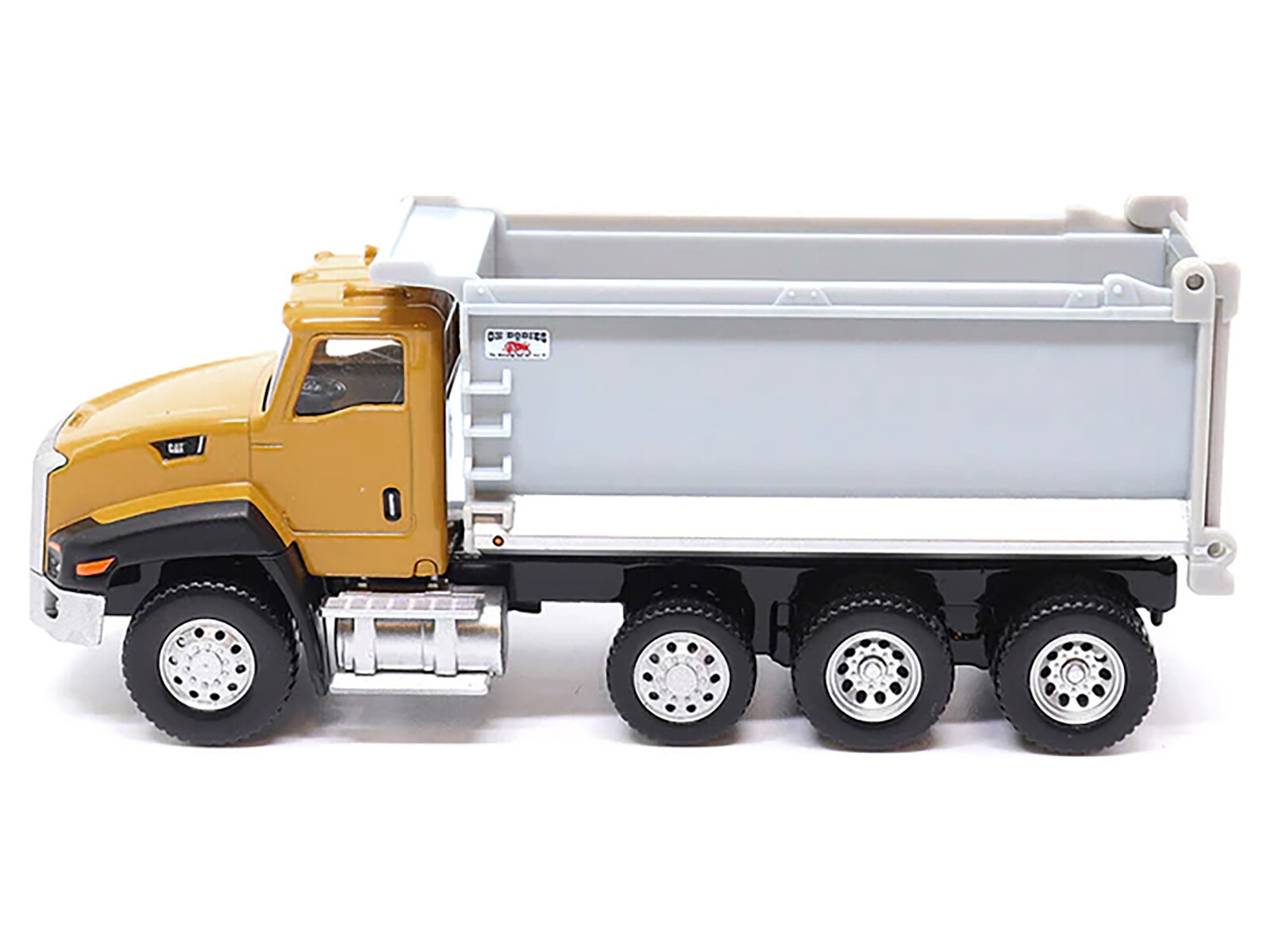 CAT Caterpillar CT660 Dump Truck Yellow and Gray 1/64 Diecast Model by Diecast M