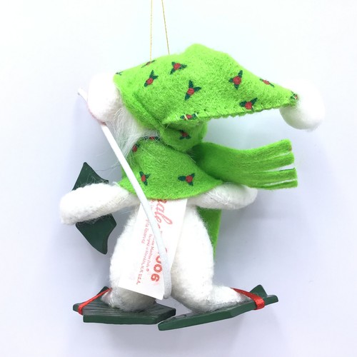 Annalee 2006 Holly Mouse Ornament 3" Doll Christmas Holiday Red Berries - EUC - Picture 18 of 21