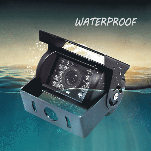 7" Monitor 4PIN 2x Rear View Backup Camera 12-24v Truck Rv Camper Motorhome Van - Picture 10 of 18