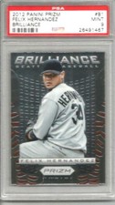 2012 Panini Prizm Felix Hernandez Brilliance PSA 9