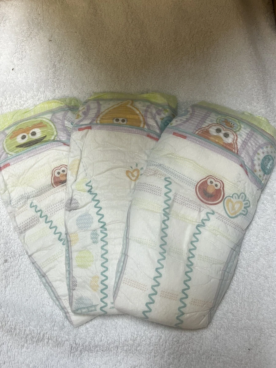 Wearing Pampers Cruisers Size 7