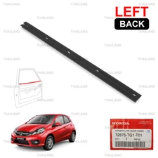 For Honda Brio 5 Dr Hatchback 2011 - '18 Rear Lh Inner Weatherstrip Door Belt