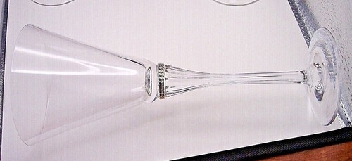 Saski "Engagement" 9.25" Stemmed Water Goblets Gold Wedding Ring Set of 6 ~ MINT - Picture 3 of 7
