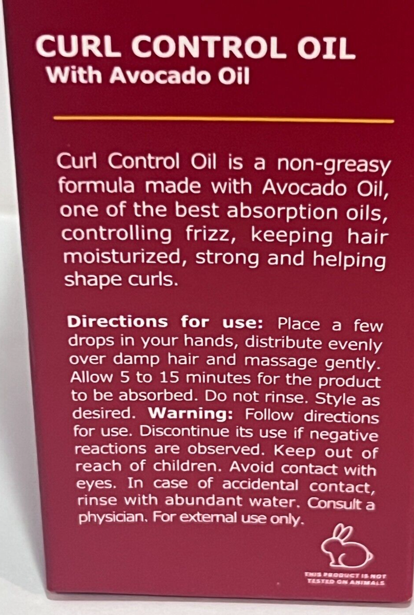 FIRENZE DROPS CURL CONTROL OIL WITH AVOCADO OIL | eBay