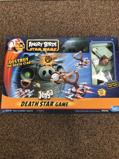hasbro angry birds star wars jenga death star game