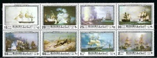 Manama - 1970 8v. MNH  Warships Ships Paintings