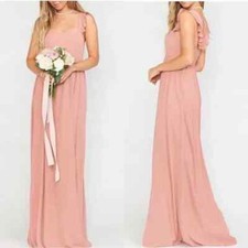 NWT Show Me Your Mumu June Maxi Dress in Rustic Mauve Bridesmaid Size XS